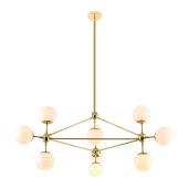 csillar csoportos lampatest led 10 x e27 8w fem modern nappali etkezo exclusive csoport opal uveg arany.jpg